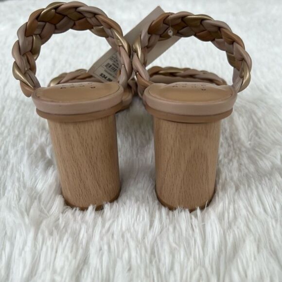 NWT Women's Braided/Woven‎ Mule Heels 7 1/2 - Picture 9 of 11